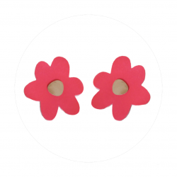 Puces d'oreilles fleurs (3 coloris)