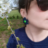 Puces d'oreilles fleurs (3 coloris)